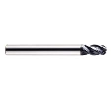 CARBIDE,4 FLUTE LONG LENGTH BALL NOSE