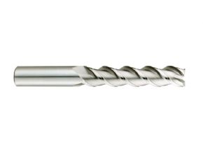 CARBIDE,3 FLUTE 45° HELIX EX-LONG LENGTH