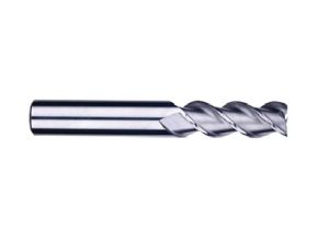 CARBIDE,3 FLUTE 45° HELIX SHORT LENGTH